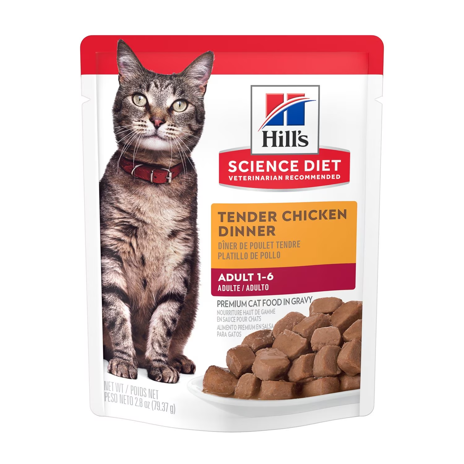 Alimento Húmedo Hills Pouch para Gato Adulto Sabor Pollo - 12 Pack Alimento Húmedo Hills Pouch para Gato Adulto Sabor Pollo - 12 Pack